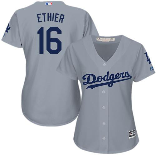 Andre Ethier Los Angeles Dodgers grey jersey
