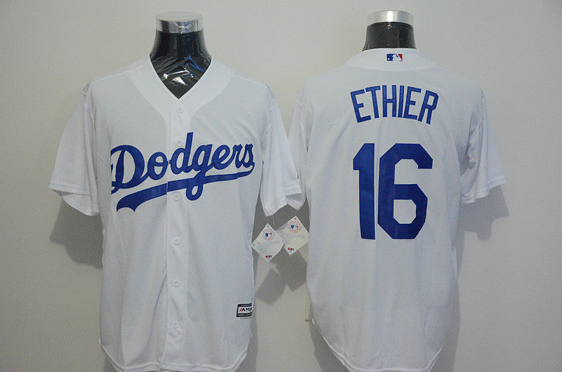 Andre Ethier Los Angeles Dodgers white jersey