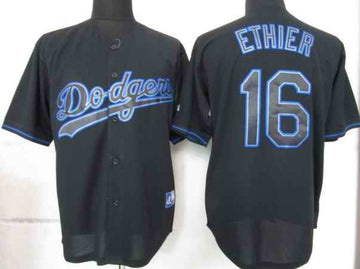 Ethier Los Angeles Dodgers black Fashion jersey