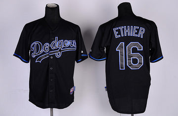 Ethier Los Angeles Dodgers black jersey