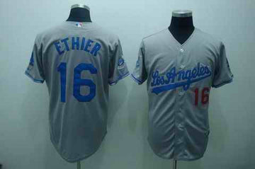 Ethier Los Angeles Dodgers grey jersey