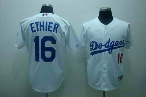 Ethier Los Angeles Dodgers white jersey