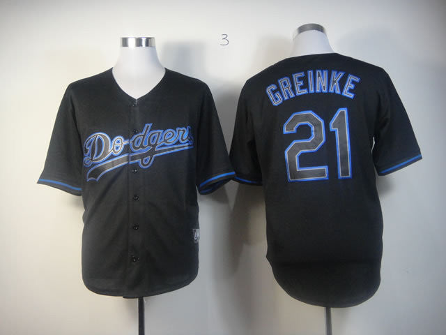 Greinke Los Angeles Dodgers black Fashion jersey