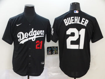 Walker Buehler Los Angeles Dodgers black jersey