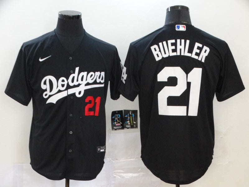 Walker Buehler Los Angeles Dodgers black jersey