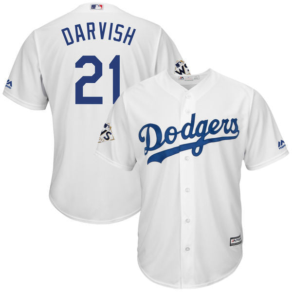 Yu Darvish Los Angeles Dodgers white jersey