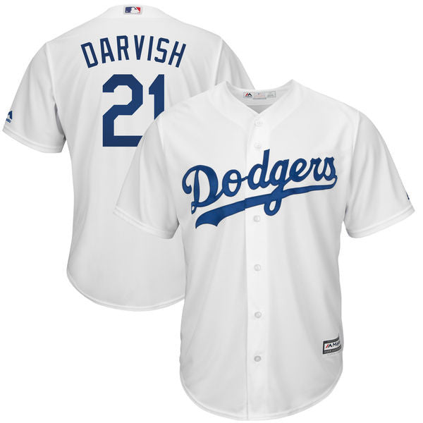 Yu Darvish Los Angeles Dodgers white jersey