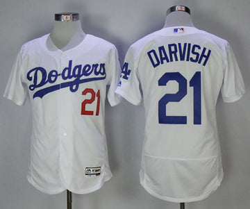 Yu Darvish Los Angeles Dodgers white jersey
