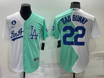 Bad Bunny Los Angeles Dodgers white All-Star jersey
