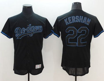 Clayton Kershaw Los Angeles Dodgers black Fashion jersey