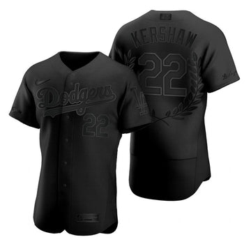 Clayton Kershaw Los Angeles Dodgers black Fashion jersey