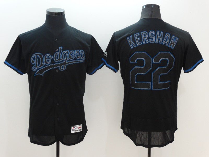 Clayton Kershaw Los Angeles Dodgers black jersey