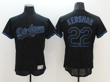 Clayton Kershaw Los Angeles Dodgers black jersey