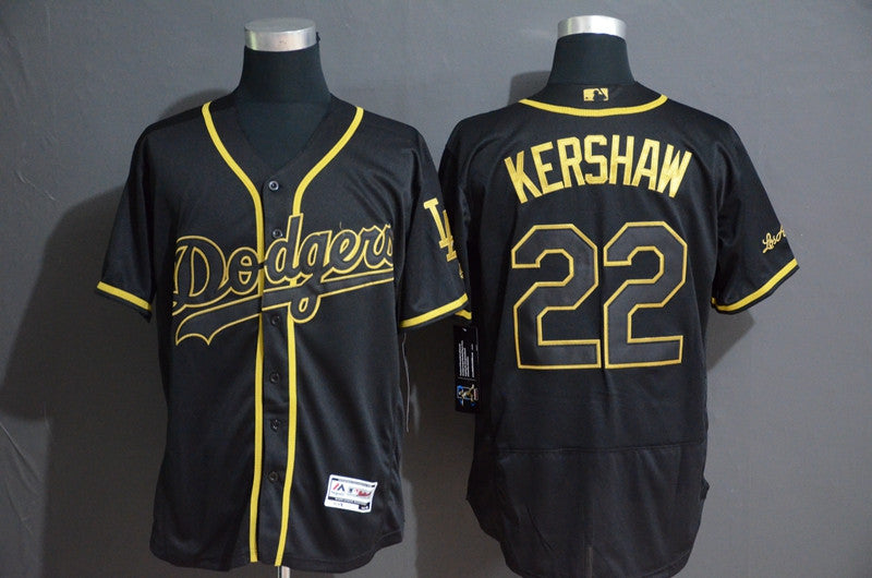 Clayton Kershaw Los Angeles Dodgers black jersey