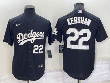 Clayton Kershaw Los Angeles Dodgers black jersey