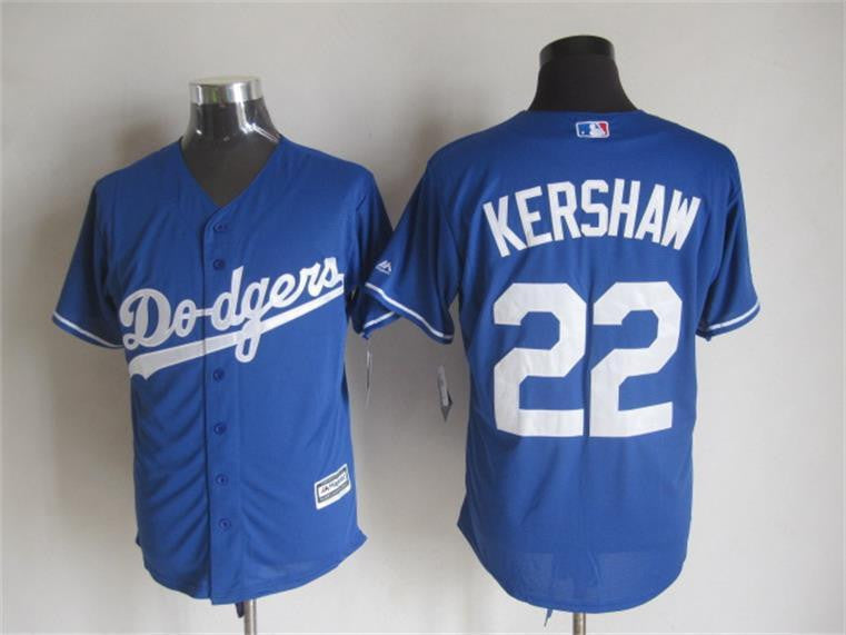 Clayton Kershaw Los Angeles Dodgers blue jersey
