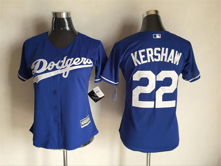 Clayton Kershaw Los Angeles Dodgers blue jersey