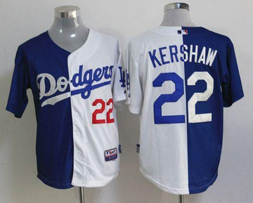 Clayton Kershaw Los Angeles Dodgers blue jersey