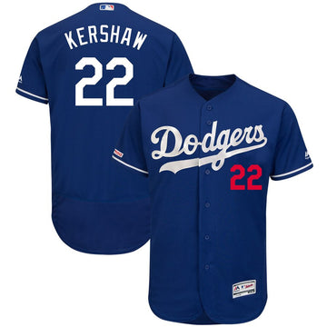 Clayton Kershaw Los Angeles Dodgers royal jersey