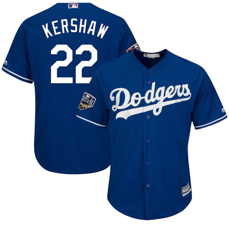 Clayton Kershaw Los Angeles Dodgers royal jersey