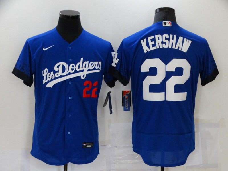 Clayton Kershaw Los Angeles Dodgers royal City Connect jersey