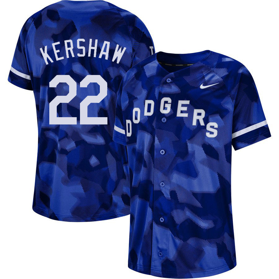 Clayton Kershaw Los Angeles Dodgers royal Fashion jersey