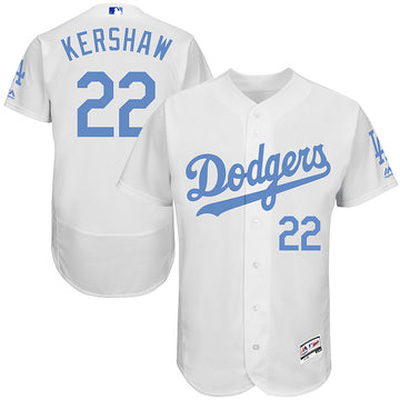 Clayton Kershaw Los Angeles Dodgers white jersey