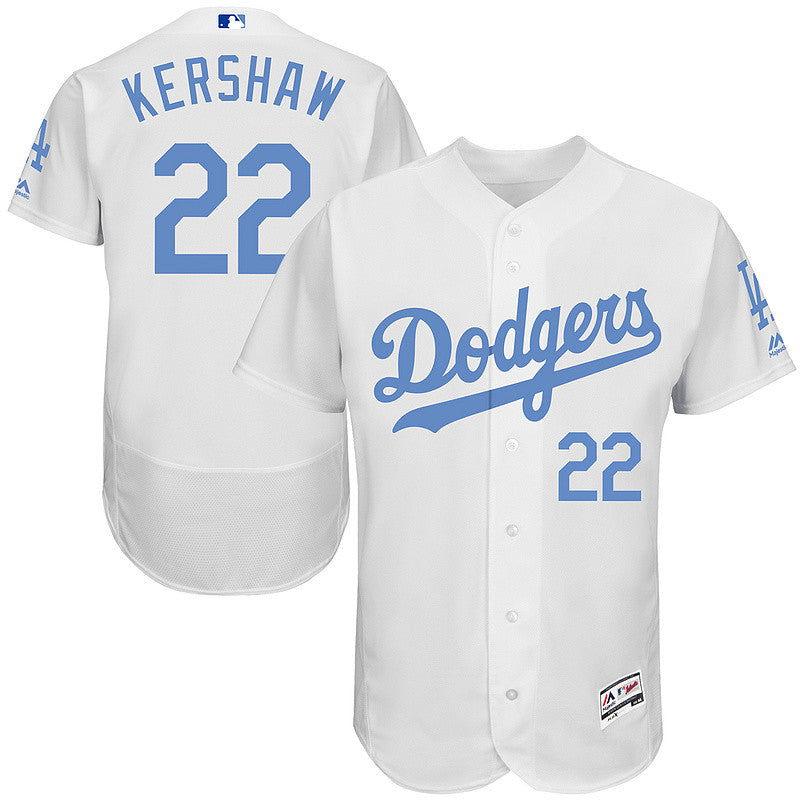 Clayton Kershaw Los Angeles Dodgers white jersey