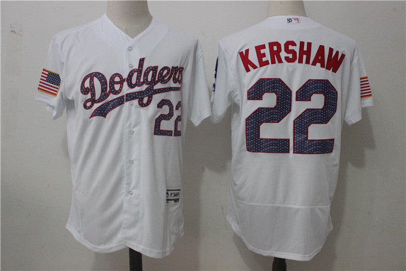 Clayton Kershaw Los Angeles Dodgers white jersey