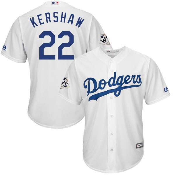 Clayton Kershaw Los Angeles Dodgers white jersey