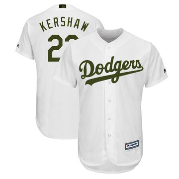 Clayton Kershaw Los Angeles Dodgers white jersey
