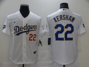 Clayton Kershaw Los Angeles Dodgers white jersey
