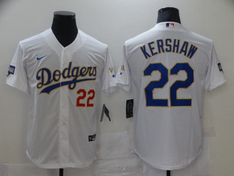 Clayton Kershaw Los Angeles Dodgers white jersey