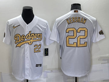 Clayton Kershaw Los Angeles Dodgers white All-Star jersey