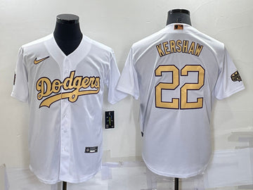 Clayton Kershaw Los Angeles Dodgers white All-Star jersey