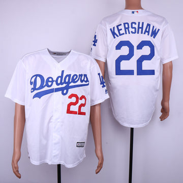 Clayton Kershaw Los Angeles Dodgers white jersey