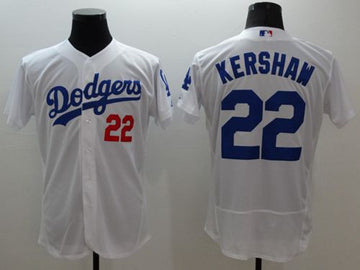 Clayton Kershaw Los Angeles Dodgers white Authentic jersey