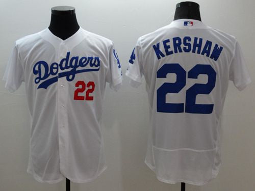 Clayton Kershaw Los Angeles Dodgers white Authentic jersey