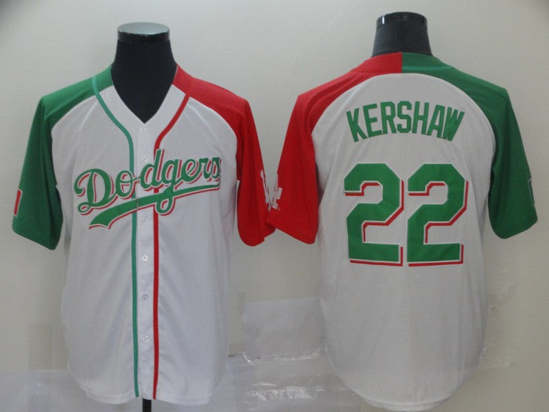 Clayton Kershaw Los Angeles Dodgers white Heritage jersey