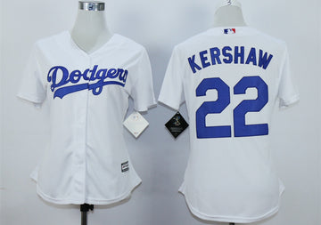 Clayton Kershaw Los Angeles Dodgers white jersey