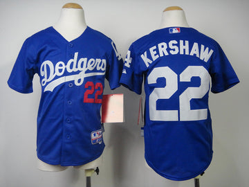 Kershaw Los Angeles Dodgers blue jersey