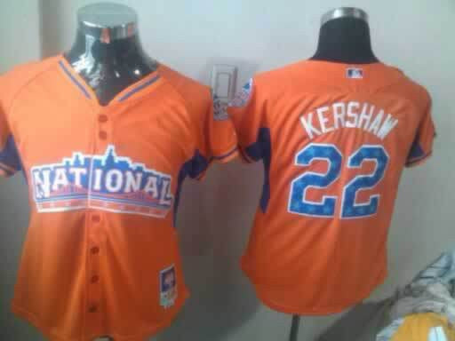 Kershaw Los Angeles Dodgers orange jersey