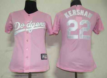 Kershaw Los Angeles Dodgers pink jersey