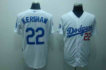 Kershaw Los Angeles Dodgers white jersey