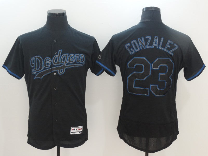 Adrian Gonzalez Los Angeles Dodgers black jersey