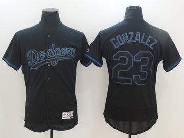 Adrian Gonzalez Los Angeles Dodgers black jersey