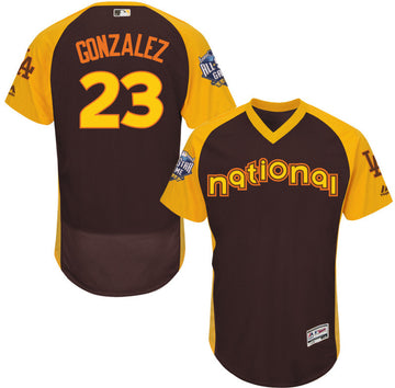 Adrian Gonzalez Los Angeles Dodgers brown All-Star jersey
