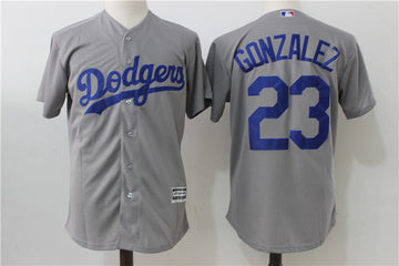 Adrian Gonzalez Los Angeles Dodgers gray jersey