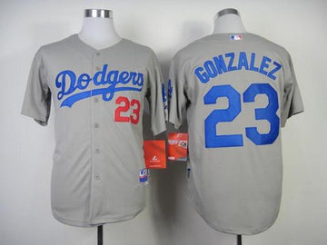 Adrian Gonzalez Los Angeles Dodgers grey jersey