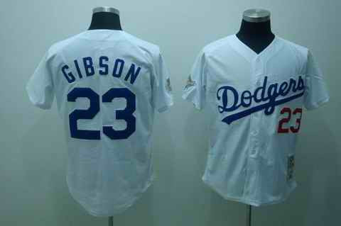 Gibson Los Angeles Dodgers white jersey